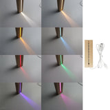 Wooden LED Display Pedestal for Crystals