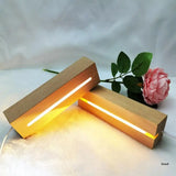 Rectangle LED Lights Display Base Stand for Crystal Glass