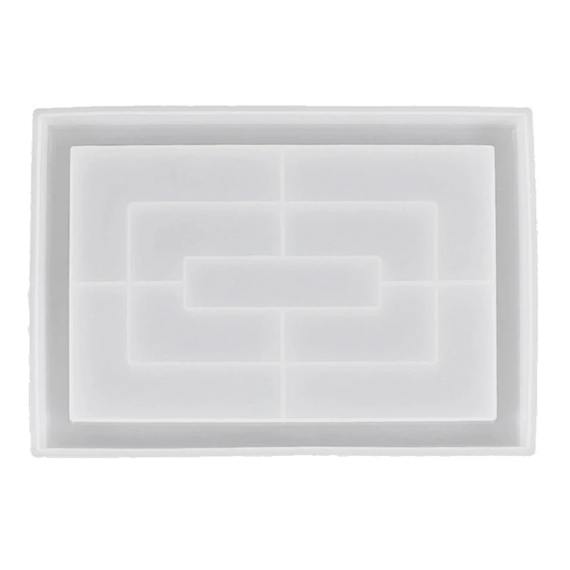 Rectangle Flower Pot Tray Epoxy Resin Mold