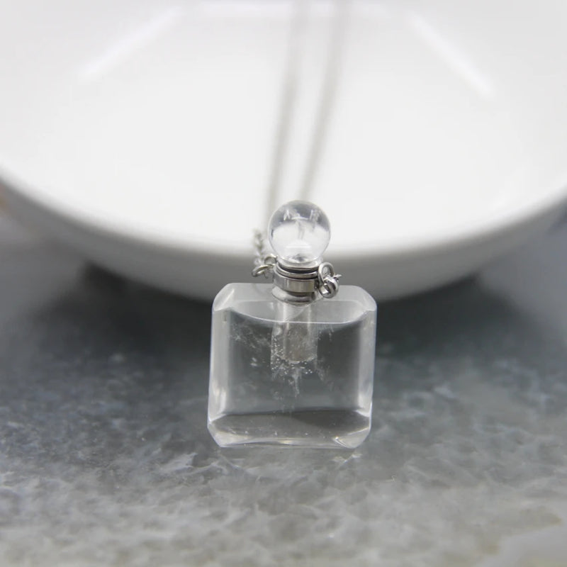 Green Aventurine Perfume Bottle Pendant