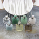 Green Aventurine Perfume Bottle Pendant
