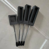 Rectangle Ingot Castings Refining Tool with Handle for Copper, Metals