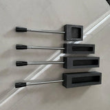 Rectangle Ingot Castings Refining Tool with Handle for Copper, Metals