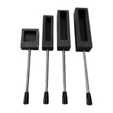 Rectangle Ingot Castings Refining Tool with Handle for Copper, Metals