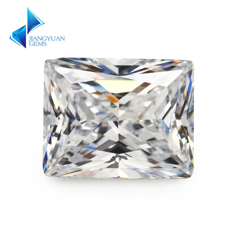 Rectangle CZ Stone 1.5x2-13x18mm Synthetic Gems for Necklaces
