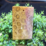 Chrysanthemum Stone Beads Pendant for Women