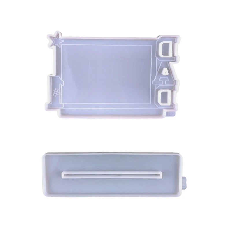 Rectangle Photo Frame Mold Epoxy Glue Silicone Plaster Ornament Pendant