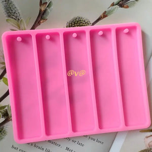 Silicone Bookmark Mold for Resin