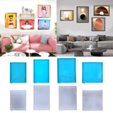 Silicone Mold for Rectangle Square Photo Frame Epoxy Glue Crafts Home Decor