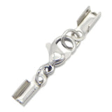 Stainless Steel Lobster Claw Clasp Cord End Cap for Jewelry Making