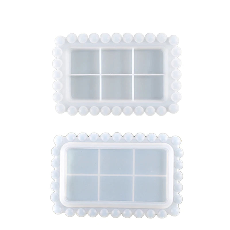 Silicone Mold for Rectangle Storage Tray Epoxy Resin Mould