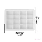 Rectangle Tray Crystal Epoxy Resin Mold Serving Board Plate Silicone Mould DIY