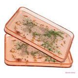 Rectangle Tray Crystal Epoxy Resin Mold Serving Board Plate Silicone Mould DIY