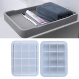 Rectangle Tray Epoxy Resin Mold Dishes Plate Silicone Mould DIY Crafts