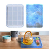 Rectangle Tray Epoxy Resin Mold Dishes Plate Silicone Mould DIY Crafts