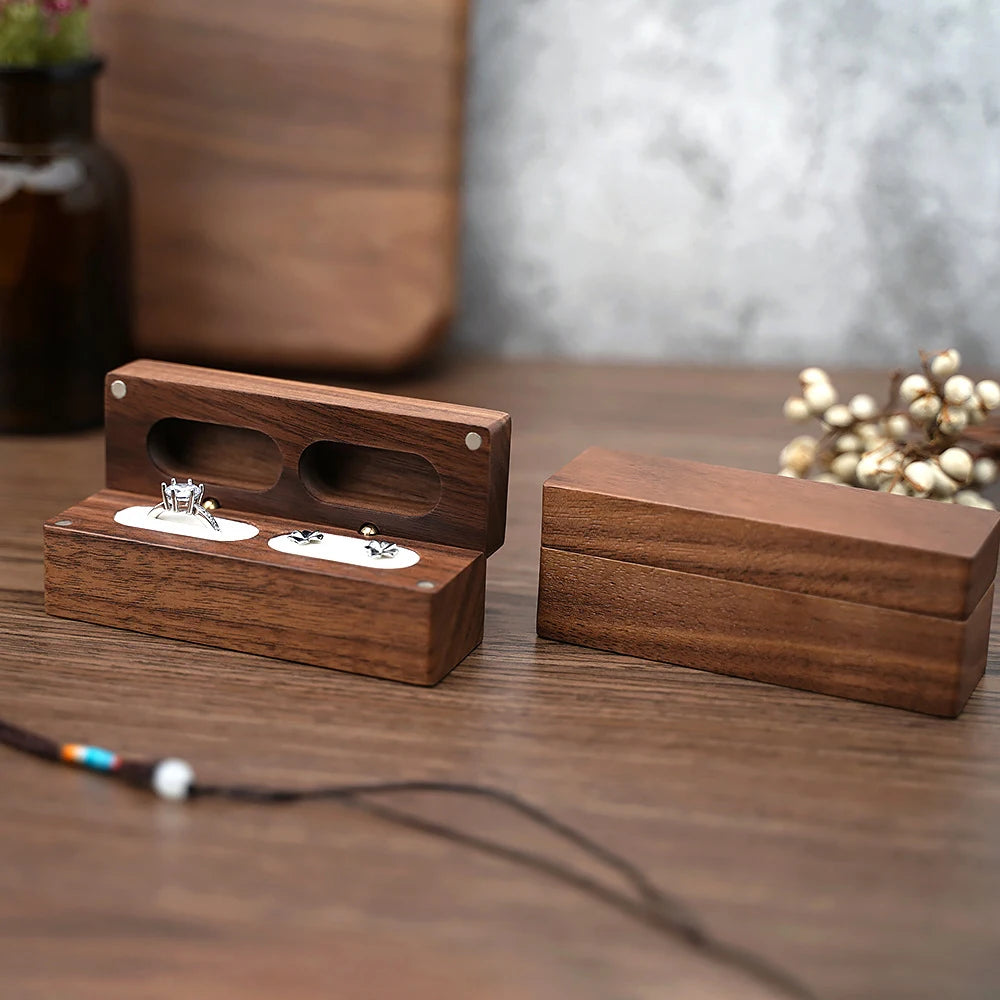 Personalized Vintage Wedding Ring Box Jewelry Display Box