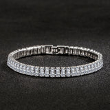 Zircon Gemstone Bracelet 925 Silver Jewelry for Women