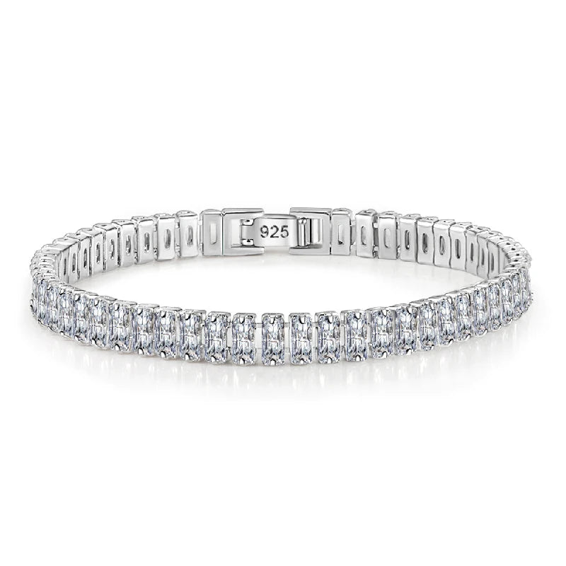 Zircon Gemstone Bracelet 925 Silver Jewelry for Women