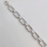 Rhinestone Inlaid Rectangle Necklace for Women