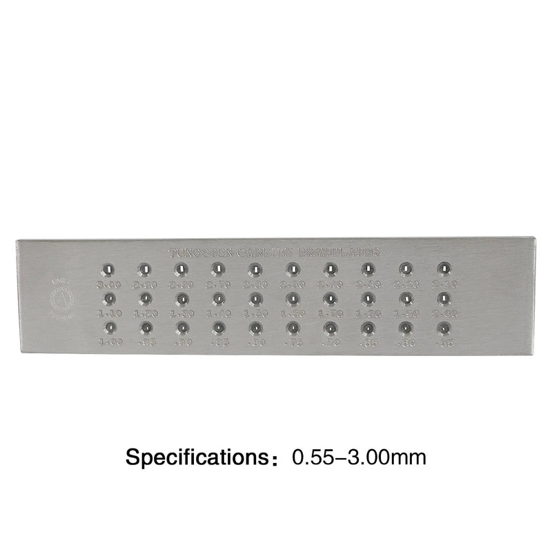 Rectangular Jewelry Wire Drawplate Tungsten Carbide for Jewelry Making Tools