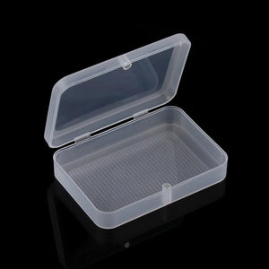 Rectangular Transparent Plastic Storage Box Jewelry Box Organizer
