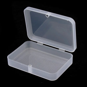 Rectangular Transparent Plastic Storage Box Jewelry Box Organizer