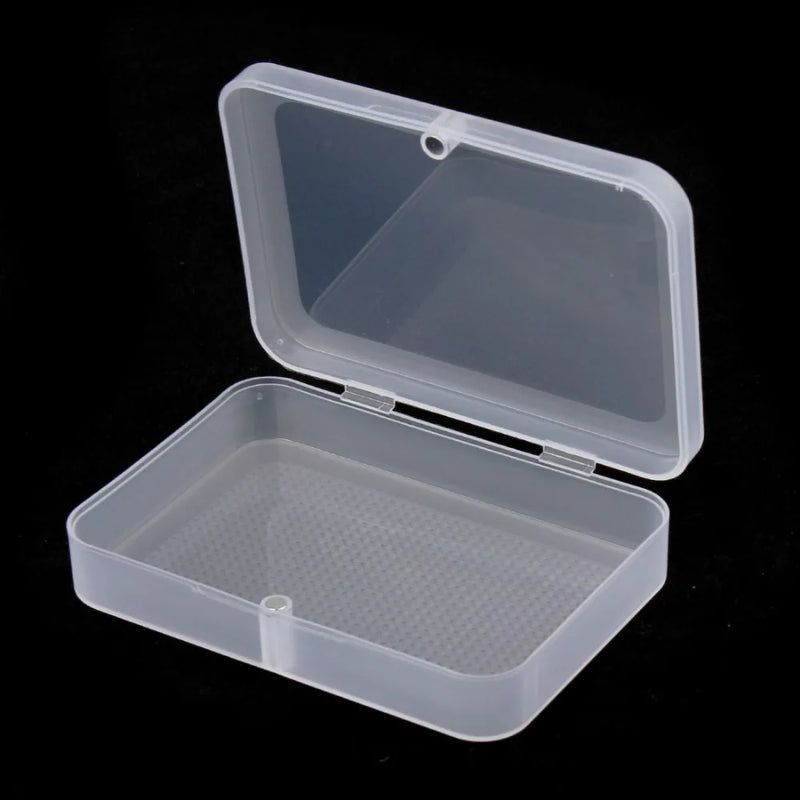 Rectangular Transparent Plastic Storage Box Jewelry Box Organizer