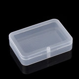 Rectangular Transparent Plastic Storage Box Jewelry Box Organizer