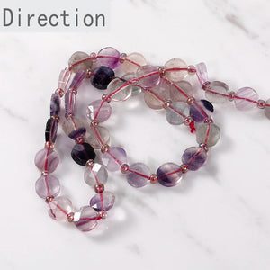Natural Stone Beaded Bracelet Necklace Earrings Set