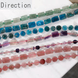 Natural Stone Beaded Bracelet Necklace Earrings Set