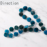 Natural Stone Beaded Bracelet Necklace Earrings Set