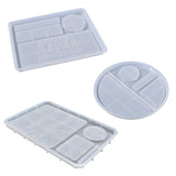 Rectangular Round Silicone Mold for Epoxy Resin Jewelry Box Cosmetic Storage