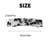 Rectangular Barettes Clip Acetate Sheet Spring Clip Hair Accessories