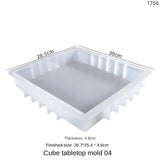 Rectangular Square Silica Gel Mold Epoxy Resin Dry Flower Craft