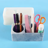 3D Silicone Mold Epoxy Resin Pen Holder Stationery Storage