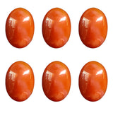 Red Agate 18*25mm Oval Mineral Gemstone Reiki Home Decoration Natural Stone
