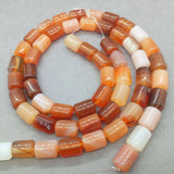 Red Agate Bucket Beads 10*14mm Natural Stone DIY for Bracelet