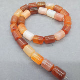 Red Agate Bucket Beads 10*14mm Natural Stone DIY for Bracelet
