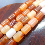 Red Agate Bucket Beads 10*14mm Natural Stone DIY for Bracelet