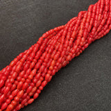 Red Artificial Coral Beads for DIY Jewelry Making