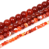 Red Carnelian Agate Stone Charm Beads for Jewelry Making DIY Bracelet Necklace