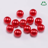 Red Beads for Jewelry Making No Hole Pearls Tiny Small Beads 3mm-14mm