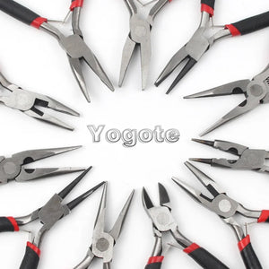 Red Handle Ferronickel Carbon Hardened Steel Head Jewelry Pliers Cutter