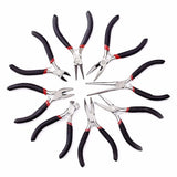 Red Handle Ferronickel Carbon Hardened Steel Head Jewelry Pliers Cutter