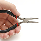 Red Handle Ferronickel Carbon Hardened Steel Head Jewelry Pliers Cutter