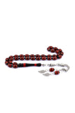 Red Powder Amber Tasbih Rosary Muslim Islam Worship