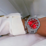 Red Evil Eye CZ Tennis Chain Bracelet for Women
