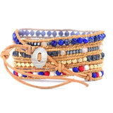 Natural Stone Beads Bracelet Charm Bracelet Independence Jewelry