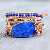 Natural Stone Beads Bracelet Charm Bracelet Independence Jewelry