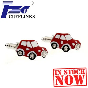 Red Car Cufflink Cuff Link 2 Pairs Promotion